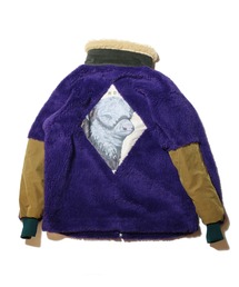 NATAL DESIGN(lC^fUC)WHITE BUFFALO LIGHT BOA JACKET PICTURE BACK(u])