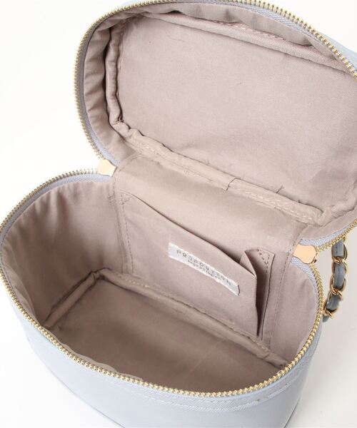 EDIT COLOGNE（エディットコロン）の「【美人百花4月号掲載商品】バニティ－ショルダーバッグ（ショルダーバッグ・レディース・ブルー/ブラック/ブラック系その他・ﾌﾘ-）」の8枚目の写真