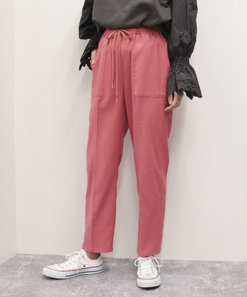 fredy emue（フレディエミュ）の「[新色追加]ドライオックス テーパードパンツ（その他パンツ・レディース・カーキ/グリーン/ピンク/ブラック/オフホワイト/オレンジ/ブルー・36/38/34）」の7枚目の写真