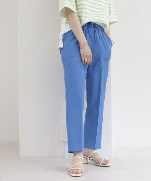 fredy emue（フレディエミュ）の「[新色追加]ドライオックス テーパードパンツ（その他パンツ・レディース・カーキ/グリーン/ピンク/ブラック/オフホワイト/オレンジ/ブルー・36/38/34）」の6枚目の写真