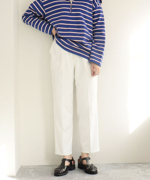 fredy emue（フレディエミュ）の「[新色追加]ドライオックス テーパードパンツ（その他パンツ・レディース・カーキ/グリーン/ピンク/ブラック/オフホワイト/オレンジ/ブルー・36/38/34）」の14枚目の写真