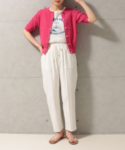 fredy emue（フレディエミュ）の「[新色追加]ドライオックス テーパードパンツ（その他パンツ・レディース・カーキ/グリーン/ピンク/ブラック/オフホワイト/オレンジ/ブルー・36/38/34）」の17枚目の写真