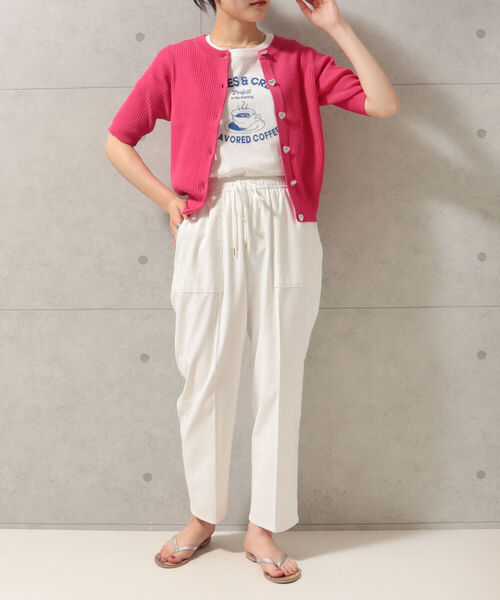 fredy emue（フレディエミュ）の「[新色追加]ドライオックス テーパードパンツ（その他パンツ・レディース・カーキ/グリーン/ピンク/ブラック/オフホワイト/オレンジ/ブルー・36/38/34）」の18枚目の写真