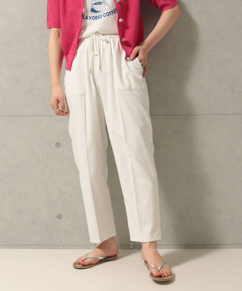 fredy emue（フレディエミュ）の「[新色追加]ドライオックス テーパードパンツ（その他パンツ・レディース・カーキ/グリーン/ピンク/ブラック/オフホワイト/オレンジ/ブルー・36/38/34）」の20枚目の写真