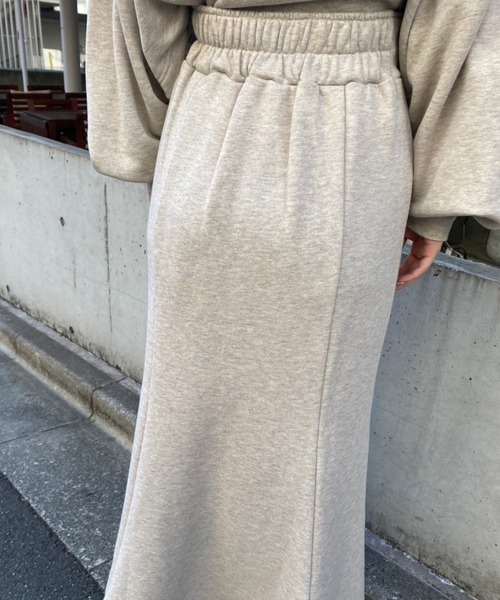 one after another NICE CLAUP（ワンアフターアナザーナイスクラップ）の「セーラーカラートップスとマーメイドスカートセットアップ（ワンピース・レディース・ベージュ/オートミール/ブルー系その他・FREE）」の13枚目の写真