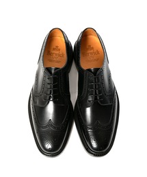 極美品【バーウィック】5032 ビジネスシューズ 27.5 革靴 ウイングチップ Berwick 1707 ビジネスシューズ バーウィック ウイングチップ