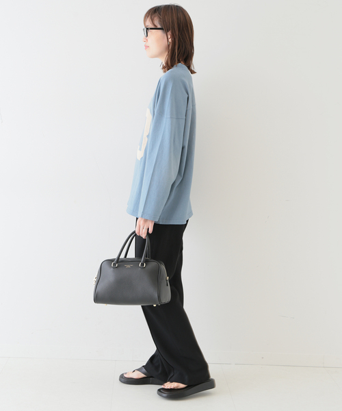 SLOBE IENA(スローブイエナ)の「【SCREEN STARS】SLOBE別注ナンバリングフットボールTシャツ◆(Tシャツ/カットソー・レディース・ネイビー/ブルー・FREE)」の14枚目の写真