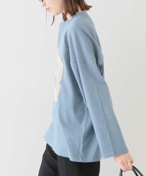SLOBE IENA(スローブイエナ)の「【SCREEN STARS】SLOBE別注ナンバリングフットボールTシャツ◆(Tシャツ/カットソー・レディース・ネイビー/ブルー・FREE)」の15枚目の写真