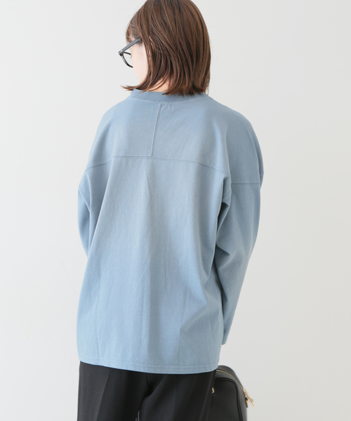 SLOBE IENA(スローブイエナ)の「【SCREEN STARS】SLOBE別注ナンバリングフットボールTシャツ◆(Tシャツ/カットソー・レディース・ネイビー/ブルー・FREE)」の16枚目の写真