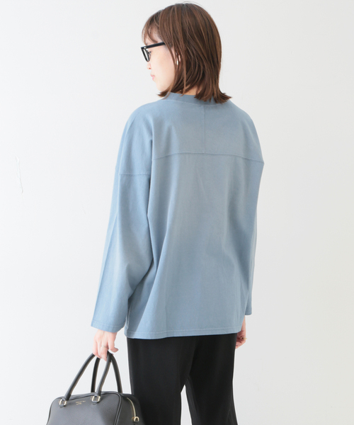 SLOBE IENA(スローブイエナ)の「【SCREEN STARS】SLOBE別注ナンバリングフットボールTシャツ◆(Tシャツ/カットソー・レディース・ネイビー/ブルー・FREE)」の17枚目の写真