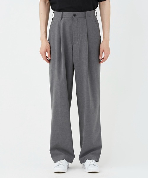 KASHIYAMA（カシヤマ）の「ウールライクポリエステル1タック