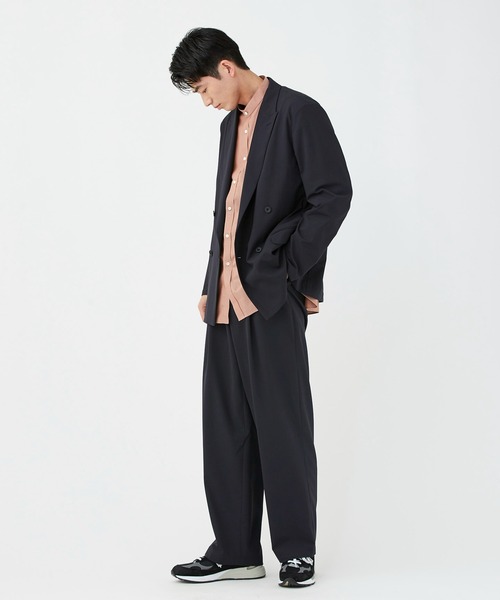 KASHIYAMA（カシヤマ）の「ウールライクポリエステル1タック