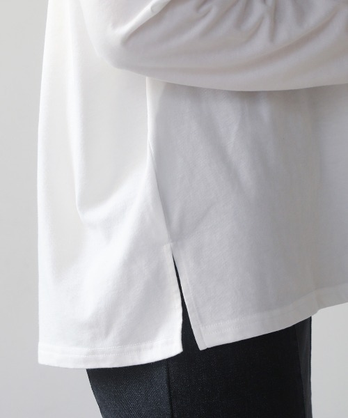 Bab（バブ）の「フリルビックカラーカットソー（Tシャツ/カットソー・レディース・ブラック/オフホワイト・M）」の21枚目の写真