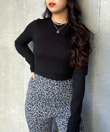 SPIRALGIRL | プチハイ長袖リブトップス(Tシャツ/カットソー)