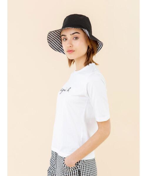 agnes b.（アニエスベー）の「CAL0 CHAPEAU リバーシブルバケットハット（ハット・レディース・ブラック・58）」の7枚目の写真