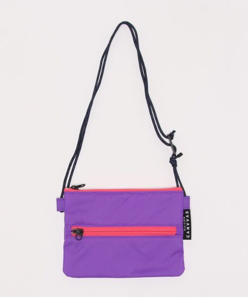 MAISON CANVVAS（メゾンキャンバス）の「【MAISON CANVVAS】ミニショルダーバッグ（ショルダーバッグ・レディース・クリアグリーン/プラム/PINK・FREE）」の3枚目の写真