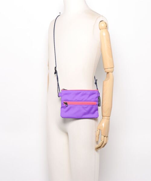 MAISON CANVVAS（メゾンキャンバス）の「【MAISON CANVVAS】ミニショルダーバッグ（ショルダーバッグ・レディース・クリアグリーン/プラム/PINK・FREE）」の4枚目の写真