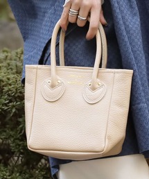 YOUNG & OLSEN/ヤングアンドオルセン EMBOSSED LEATHER TOTE XS レザーハンドバッグ ミニバッグ 2026新作 再入荷