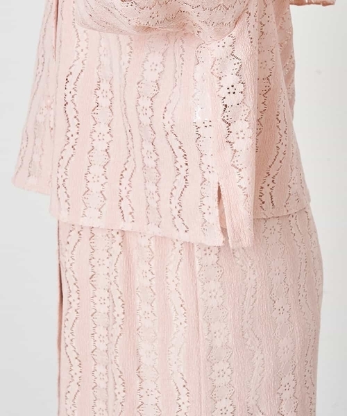 A de a.v.v（アードアー・ヴェ・ヴェ）の「［SET UP対応］レースラッフル袖コンシャスブラウス（シャツ/ブラウス・レディース・ホワイト/ブラック/ライトピンク・38/36）」の15枚目の写真