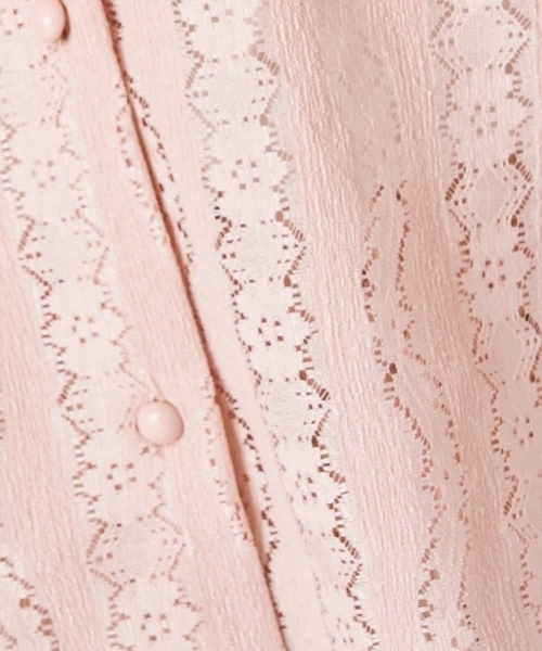 A de a.v.v（アードアー・ヴェ・ヴェ）の「［SET UP対応］レースラッフル袖コンシャスブラウス（シャツ/ブラウス・レディース・ホワイト/ブラック/ライトピンク・38/36）」の11枚目の写真