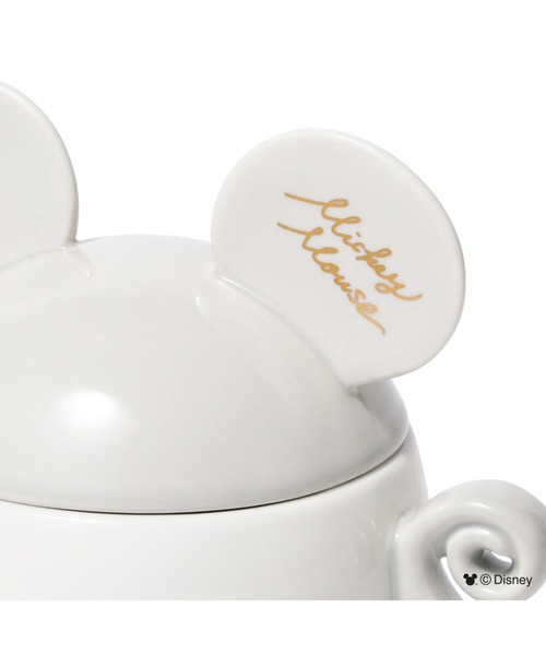 ディズニー ペアマグ モチーフ ピンク×グレー（グラス/マグカップ