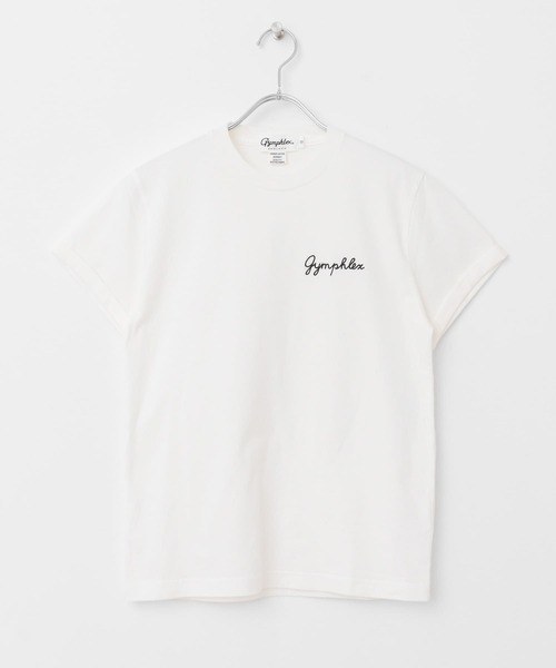 URBAN RESEARCH DOORS（アーバンリサーチドアーズ）の「GYMPHLEX　COMBED COTTON JERSEY T-SHIRTS（Tシャツ/カットソー・レディース・ホワイト/ブラック/ベージュ/ホワイト系その他/レッド系その他・12）」の12枚目の写真