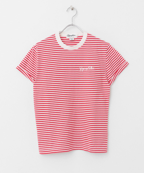 URBAN RESEARCH DOORS（アーバンリサーチドアーズ）の「GYMPHLEX　COMBED COTTON JERSEY T-SHIRTS（Tシャツ/カットソー・レディース・ホワイト/ブラック/ベージュ/ホワイト系その他/レッド系その他・12）」の15枚目の写真