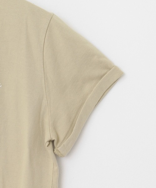 URBAN RESEARCH DOORS（アーバンリサーチドアーズ）の「GYMPHLEX　COMBED COTTON JERSEY T-SHIRTS（Tシャツ/カットソー・レディース・ホワイト/ブラック/ベージュ/ホワイト系その他/レッド系その他・12）」の18枚目の写真