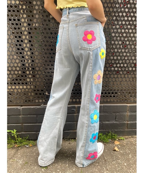 WC(ダブル シー)の「フラワーワッペンデニムパンツ(デニムパンツ・レディース・その他1・FREE)」の16枚目の写真