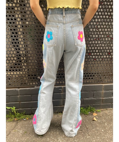 WC(ダブル シー)の「フラワーワッペンデニムパンツ(デニムパンツ・レディース・その他1・FREE)」の15枚目の写真