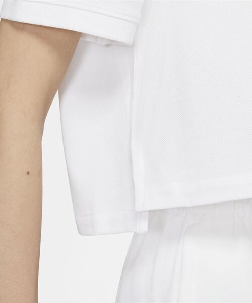 NIKE（ナイキ）の「ナイキ ポロ ウィメンズポロ / The Nike Polo Women's Polo（ポロシャツ・レディース・ブラック/ホワイト・S/M/L/XL/XS/2XL）」の11枚目の写真