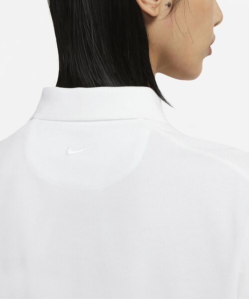 NIKE（ナイキ）の「ナイキ ポロ ウィメンズポロ / The Nike Polo Women's Polo（ポロシャツ・レディース・ブラック/ホワイト・S/M/L/XL/XS/2XL）」の10枚目の写真