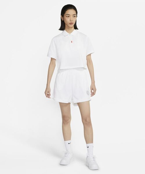 NIKE（ナイキ）の「ナイキ ポロ ウィメンズポロ / The Nike Polo Women's Polo（ポロシャツ・レディース・ブラック/ホワイト・S/M/L/XL/XS/2XL）」の9枚目の写真
