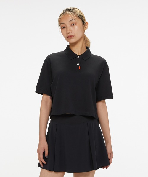 NIKE（ナイキ）の「ナイキ ポロ ウィメンズポロ / The Nike Polo Women's Polo（ポロシャツ・レディース・ブラック/ホワイト・S/M/L/XL/XS/2XL）」の17枚目の写真