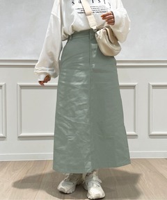 Silvia Conde Olivan×Ameri VELOUR SKIRT（スカート）｜Ameri（アメリ