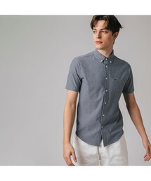 LACOSTE | クールマックスブレンドジャガード半袖チェックシャツ(シャツ/ブラウス)