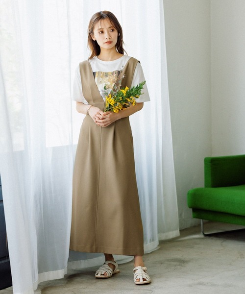 mysty woman（ミスティウーマン）の「コラボフォトプリントレギュラーTシャツ 294683（Tシャツ/カットソー・レディース・ホワイト系2/ホワイト系5/ホワイト系8・FREE）」の17枚目の写真