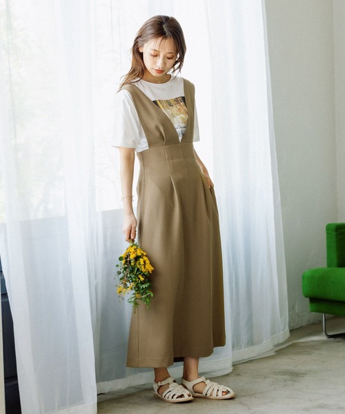 mysty woman（ミスティウーマン）の「コラボフォトプリントレギュラーTシャツ 294683（Tシャツ/カットソー・レディース・ホワイト系2/ホワイト系5/ホワイト系8・FREE）」の18枚目の写真