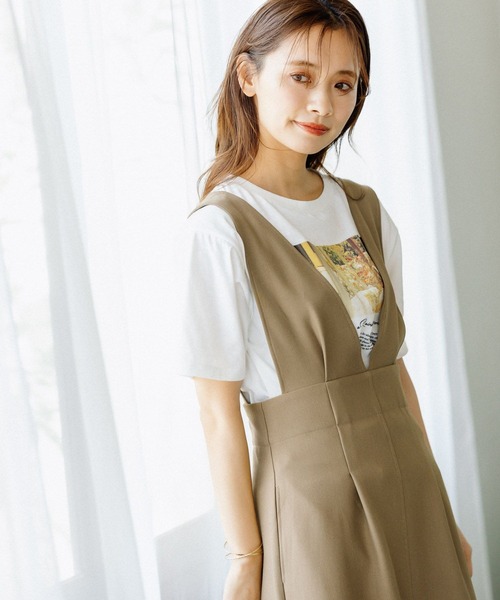 mysty woman（ミスティウーマン）の「コラボフォトプリントレギュラーTシャツ 294683（Tシャツ/カットソー・レディース・ホワイト系2/ホワイト系5/ホワイト系8・FREE）」の20枚目の写真