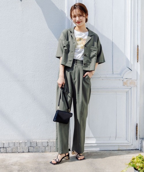 mysty woman（ミスティウーマン）の「コラボフォトプリントレギュラーTシャツ 294683（Tシャツ/カットソー・レディース・ホワイト系2/ホワイト系5/ホワイト系8・FREE）」の21枚目の写真