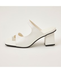 chumchum | スクエアトゥスポサンダル(サンダル)