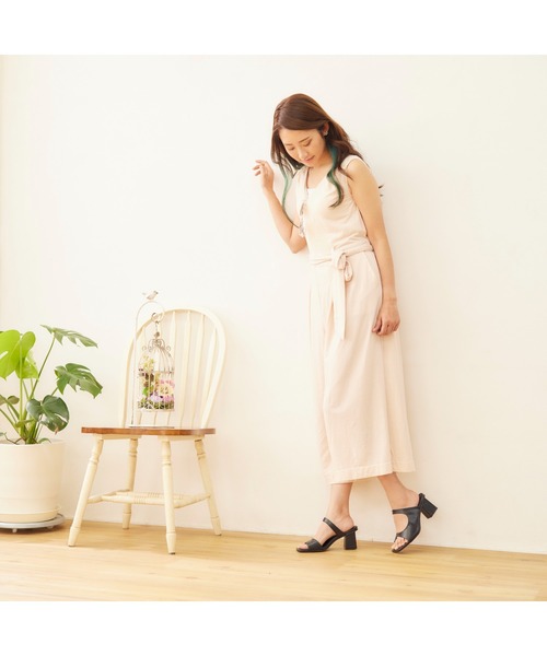 chumchum（チャムチャム）の「スクエアトゥスポサンダル（サンダル・レディース・ホワイト/ブラック/ブラック系その他2・LL/S/M/L）」の12枚目の写真