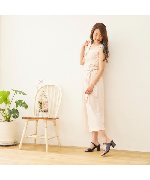 chumchum（チャムチャム）の「スクエアトゥスポサンダル（サンダル・レディース・ホワイト/ブラック/ブラック系その他2・LL/S/M/L）」の14枚目の写真