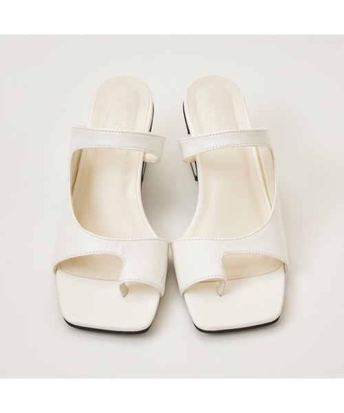 chumchum（チャムチャム）の「スクエアトゥスポサンダル（サンダル・レディース・ホワイト/ブラック/ブラック系その他2・LL/S/M/L）」の20枚目の写真