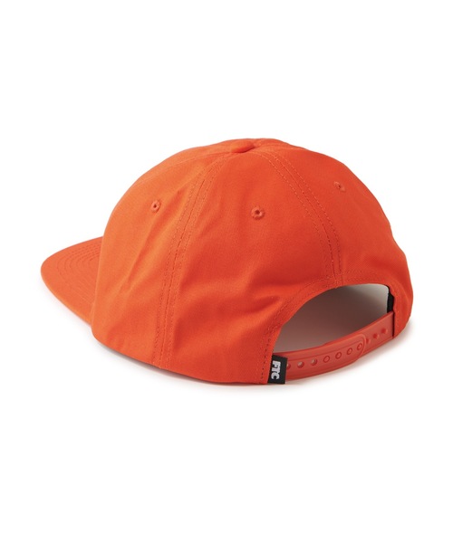 FTC（エフティーシー）の「SMALL LOGO 6 PANEL（キャップ・メンズ・オレンジ/ブラック・FREE）」の4枚目の写真