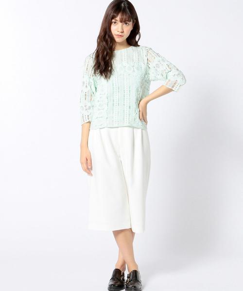 Another Edition（アナザーエディション）の「ライトスポンジクロス6分丈/AEBC　ライトスポンジクロス ６ブ◆（その他パンツ・レディース・オフホワイト/ブラック/ナチュラル・SMALL/MEDIUM）」の12枚目の写真