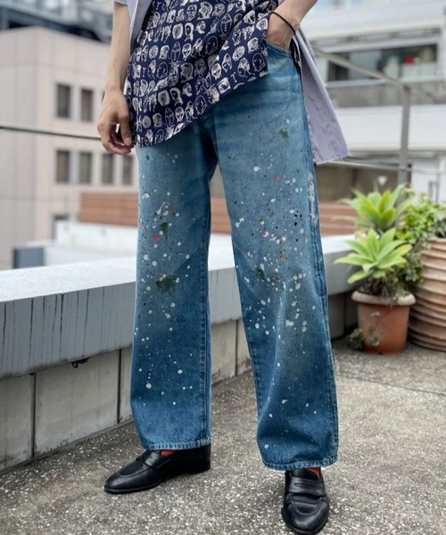 CLAMP（クランプ）の「CLAMP/クランプ/NO2 DENIM 505 5P with paint/ナンバー２デニム 505 ペイント（デニムパンツ・メンズ・その他・2）」の2枚目の写真