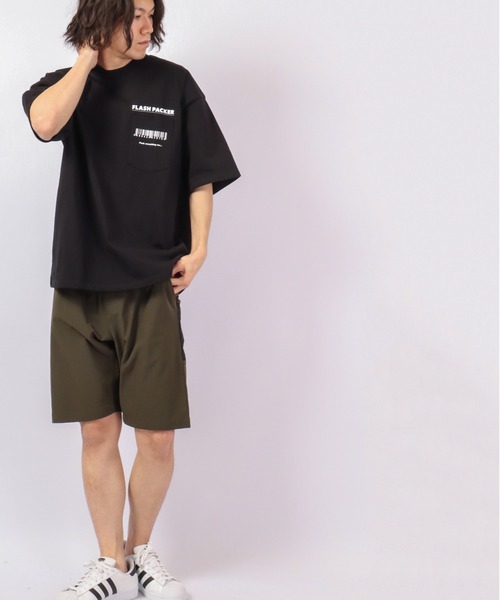 FLASH PACKER(フラッシュパッカー)の「FLASH PACKER ヘビーオンス半袖TEE(Tシャツ/カットソー・メンズ・ブラック/ホワイト/ブルー・M/S/L)」の21枚目の写真