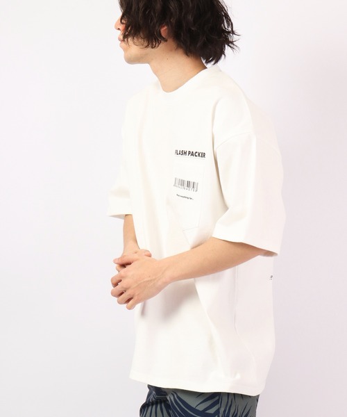 FLASH PACKER(フラッシュパッカー)の「FLASH PACKER ヘビーオンス半袖TEE(Tシャツ/カットソー・メンズ・ブラック/ホワイト/ブルー・M/S/L)」の9枚目の写真