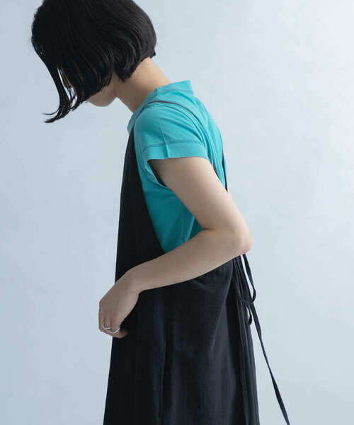 FORK&SPOON（フォークアンドスプーン）の「FORK&SPOON　コンパクトTシャツ（Tシャツ/カットソー・レディース・ライトブルー/ネイビー/オフホワイト/イエロー・1）」の18枚目の写真